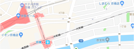 カランの店舗マップ